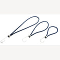 Spanngummis marineblau 220-400mm mit Edelstahlhaken