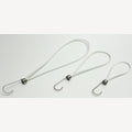 Spanngummis weiß 300-550mm mit Edelstahlhaken