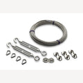 Stahlseilset Edelstahl 3mm 7x7 50 Meter