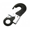 Sicherheitshaken schwarz, oval