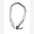 Victor Safe Edelstahl 5 mm Kette, 2 Meter mit Scheibenschloss
