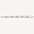 Fußkette 3 mm Typ 763 Edelstahl AISI 316 auf Bündel 30 Meter