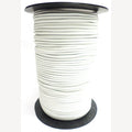 Elastische Kordel auf Rolle 4mm weiß