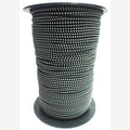 Gummikordel auf Rolle 5mm schwarz/weiß