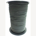 Elastische Kordel auf Rolle 3mm schwarz/weiß