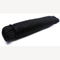 Schwarzes Seil 2 mm Polypropylen