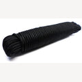 Schwarzes Seil 2 mm Polypropylen