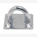 Quadratische Abdeckplatte, A2 40x35mm, Bügel 6mm, 10 Stück
