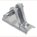 Cabriokapfitting met opklapbare neusbout, concaaf,  A4 56x17mm, voor buis max. 25mm, 5 Stuk