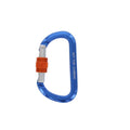 Aluminium-Karabiner mit Kontermutter, Aluminium 116x64mm, 5 Stück