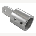 Buis eindkap met 2 schroeven,  A4 voor pijp 22mm, 10 Stuk