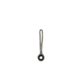 Runder Aluminium-Faustmund mit geteilter Schlaufe, Alu/PE-Ring 7x10, 6 mm HMPE-Schlaufe 130 mm, 2 Stück