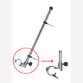 Vlaggenmast met houder voor reling,  A2/kunststof voor buis 22mm, 1 Stuk