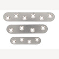 Flachstecker, gerade, blind, A4 100x18mm, 10 Stück