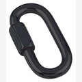 Schraubverbinder, A4 4mm, mattschwarz, 20 Stück