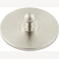 Tenax onderste deel ronde plaat,  A2 24mm, om te lijmen, 50 Stuk