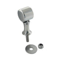 Leuning eindstuk met schroefdraad,  A4 M8x28mm, voor buis 25mm, 1 Stuk