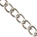 Gourmet-Kette 1 Meter 1,5 mm vernickelter Stahl