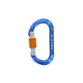 Aluminium-Karabiner mit Kontermutter, Aluminium 12x113mm, 5 Stück