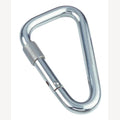 Karabiner, asymmetrisch mit Sicherungsmutter, A4 11x120mm, 5 Stück