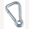 Karabinerhaken, asymmetrisch mit Fingerhut, A4 8x80mm, 10 Stück