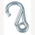 Karabiner mit Spezialverschluss und Kausche, A4 11x120mm, 5 Stück