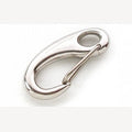 Karabiner Edelstahl 70 mm oval mit Feder
