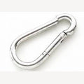 Karabiner 40mm verzinkt 50 Stück