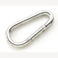 Verzinkter Karabiner 70mm eiförmig