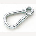 Verzinkter Karabiner 70 mm mit fester Öse