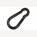 Karabiner schwarz verzinkt 80 mm