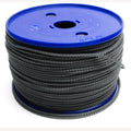 Geflochtene graue Kordel 2 mm 200 Meter auf Kunststoffrolle