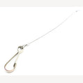 Aufhängekabel 1 mm Edelstahl 30 cm mit 1 Schlaufe und Simplex-Haken