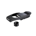 Überhangscharnier, A4 82 mm, glänzend schwarz, 1 Stück