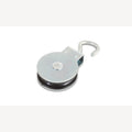 Edelstahlrolle mit drehbarem Haken 25 mm