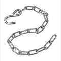 Edelstahlkette 40 cm mit S-Haken 5 mm