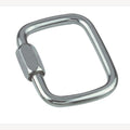 Schraubverbinder, quadratisch, A4 4mm, 10 Stück