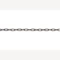 Dekorative Kette aus gehämmertem 3-mm-Stahl, schwarz lackiert, 10 Meter