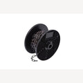 Dekokette lang 2,8 mm Stahl schwarz lackiert Rolle 30 Meter