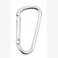 Aluminium Schlüsselanhänger Silber 56 mm oval 10 Stück