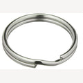 Schlüsselanhänger Edelstahl 40 mm 75 Stück