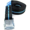 Schwarz/blauer Zurrgurt 2,5 Meter mit Klemmverschluss