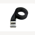 Zurrgurt 25 mm schwarz 3 Meter mit Edelstahl-Klemmverschluss