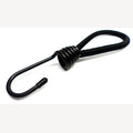 Spanngummi 8mm schwarz mit 1 Metallhaken 25cm