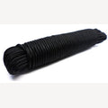 Schwarzes Seil 6 mm Polypropylen 30 Meter